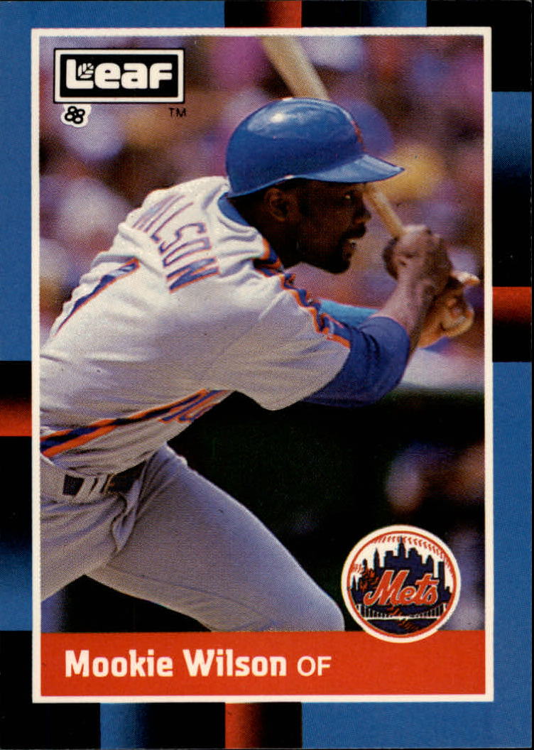 1988 Leaf/Donruss Baseball Cards       249     Mookie Wilson